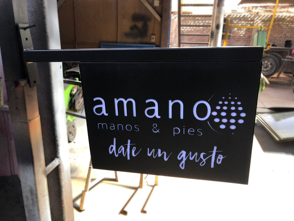 SPA Amano Manos & Pies - Letrero