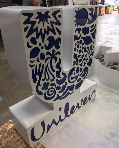 Unilever - Letrero